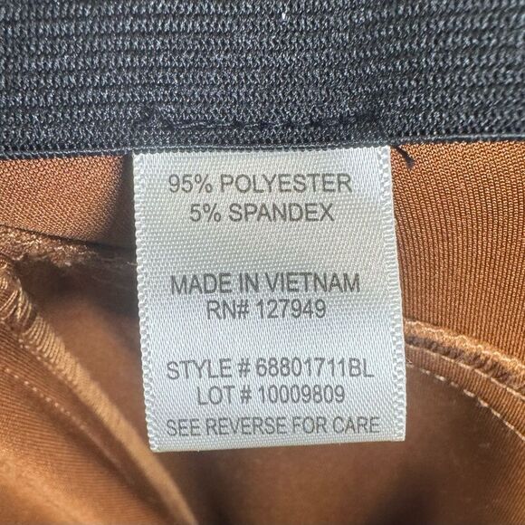 Soho Apparel caramel faux suede pants size medium XL - Picture 5 of 6